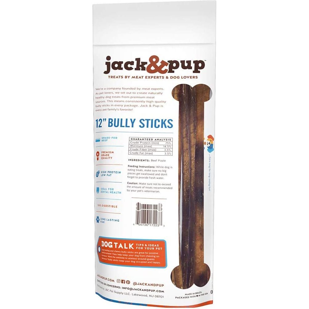 Jack & pup bully sticks best sale