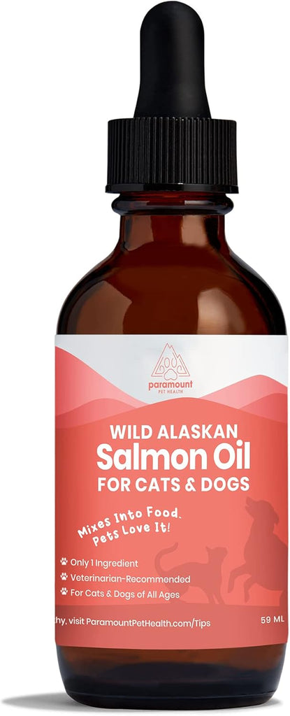 Paramount Pet Health Wild Alaskan Salmon Oil Dog & Cat Supplement