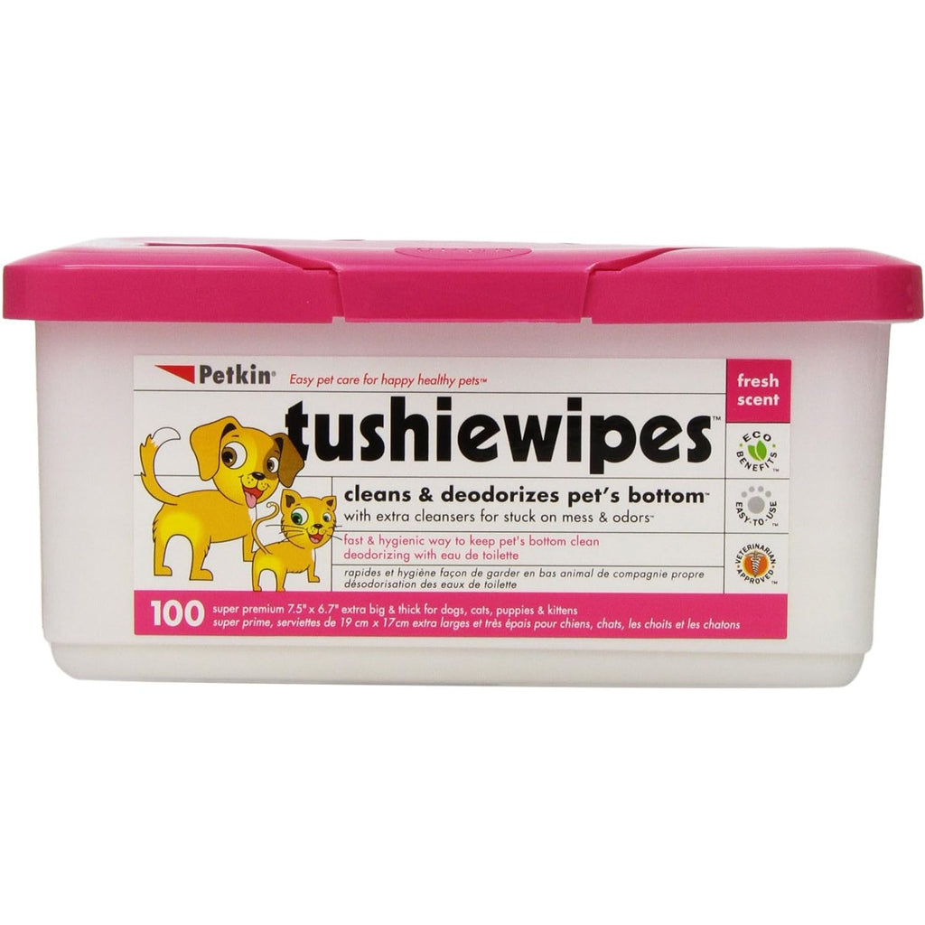 Petkin Tushie Wipes 100 count