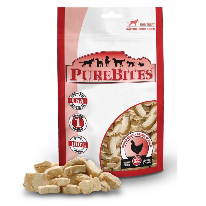 PureBites Chicken Freeze-Dried Dog Training Treats 3 oz