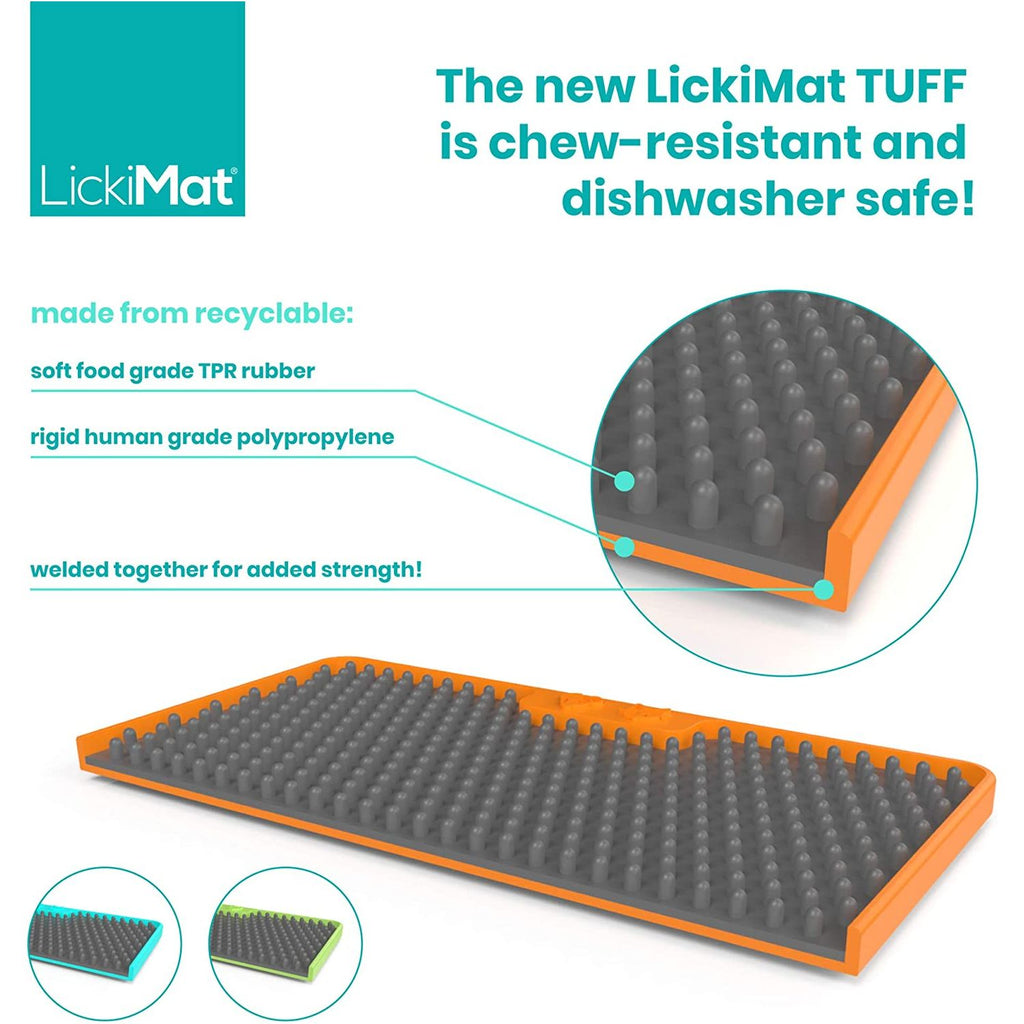 LickiMat Dog Lick Mats Slow Feeders Soother Large 3 Colours