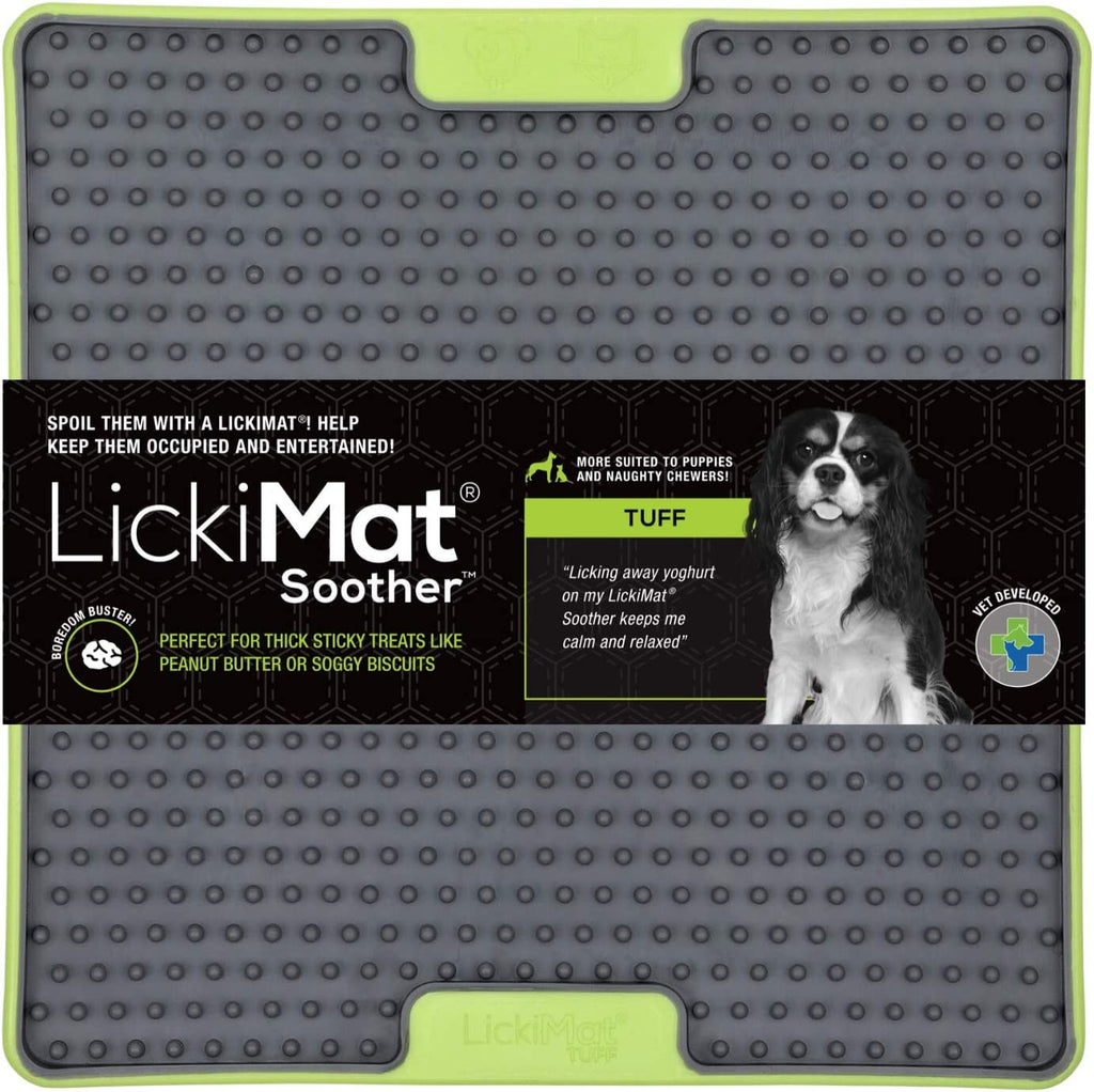 LickiMat Tuff Soother, Heavy-Duty Dog Slow Feeders Lick Mat