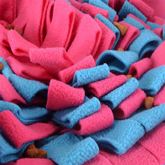 Woozapet Snuffle Mat for Dogs Pink and Yellow