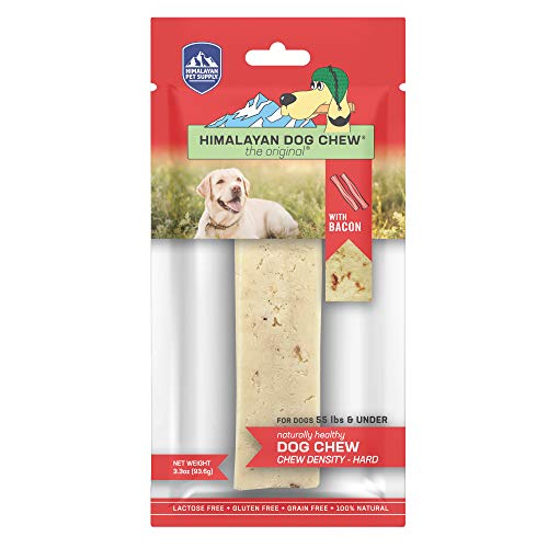 Himalayan Pet Supply Himalayan Dog Chew Bacon Flavor - Large, Bacon - Red
