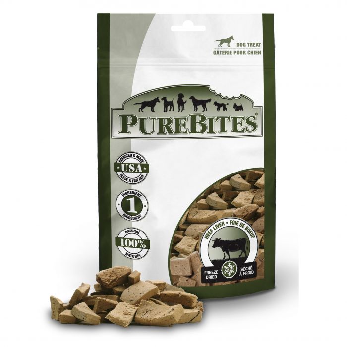 PureBites Beef Liver Freeze-Dried Dog Treats 4.2 oz