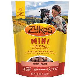 Zuke's Mini Naturals Training Treats Salmon 6 oz.