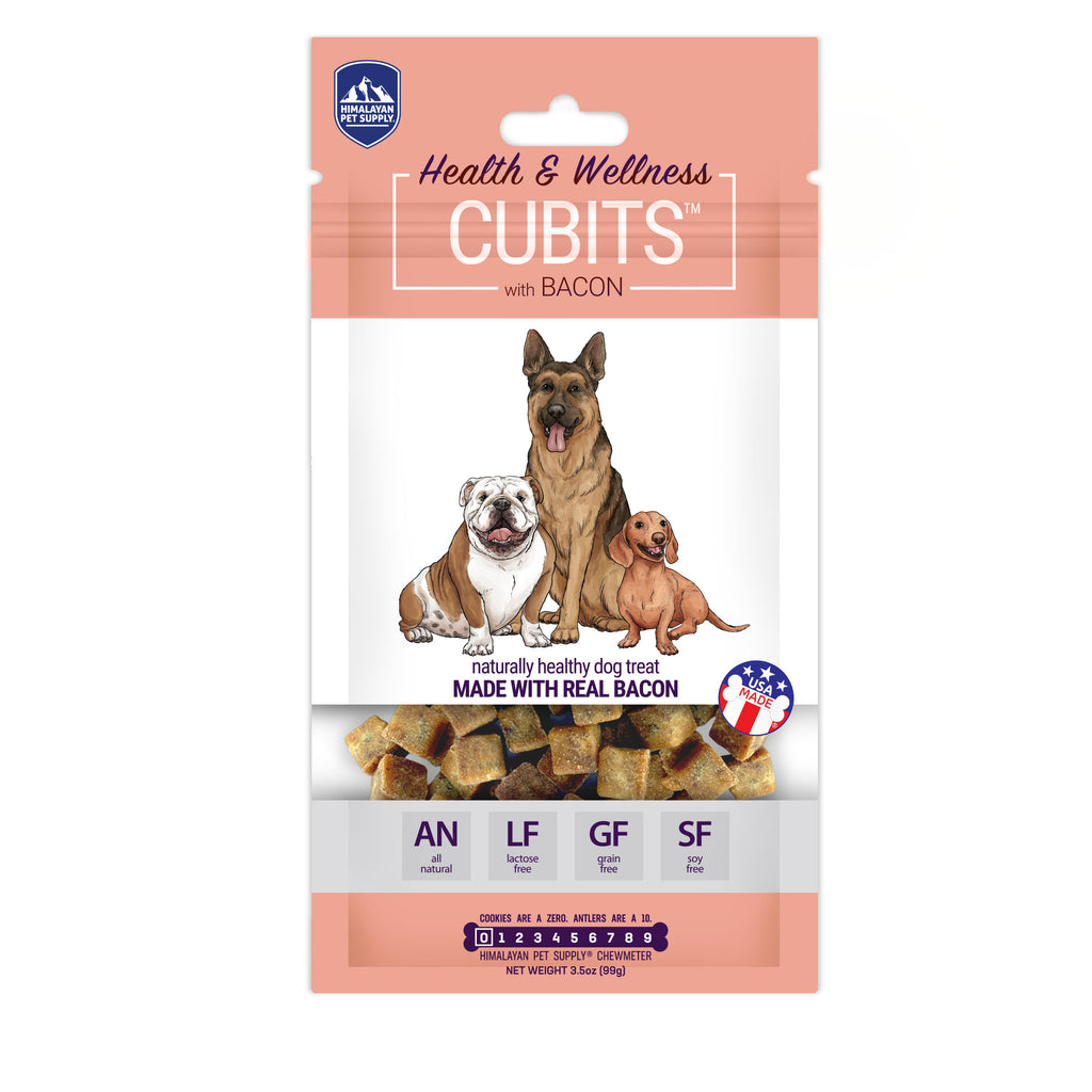 Himalayan Pet Supply Health and Wellness Cubits with Bacon