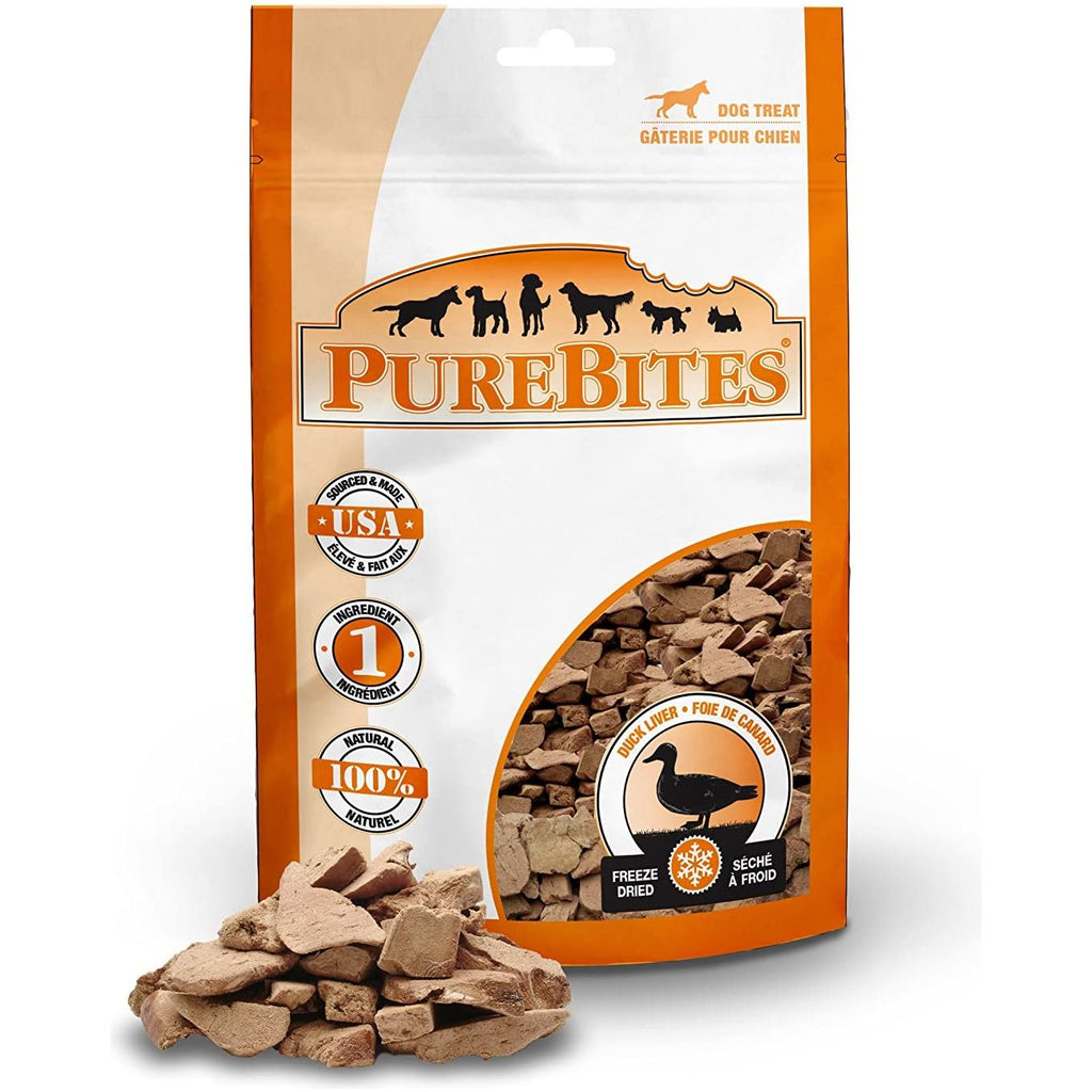 PureBites Duck Liver Freeze-Dried Dog Training Treats 2.6 oz
