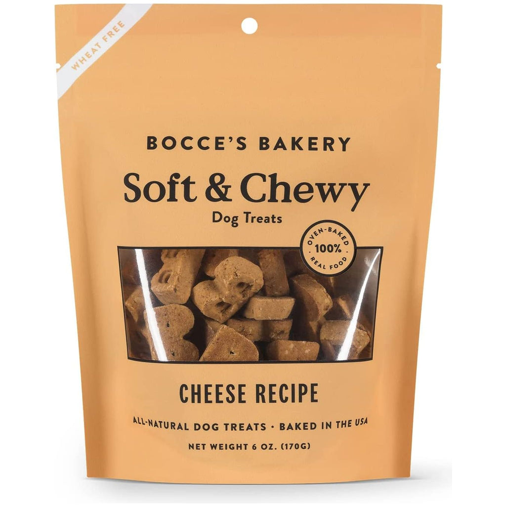 Bocce’s Bakery Soft & Chewy Cheese Recipe All-Natural Dog Treats 6 oz