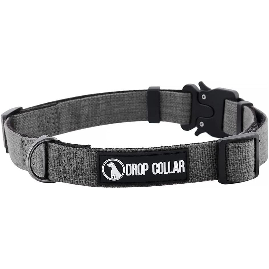 Drop Collar Natural Material Easy One Click Adjustable Dog Collar
