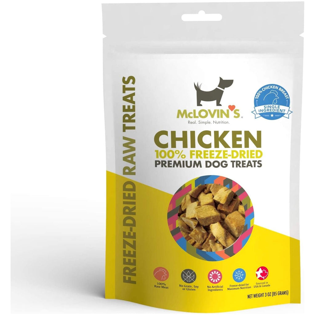 McLovin's Freeze-Dried Premium Dog Treats Chicken 3 oz