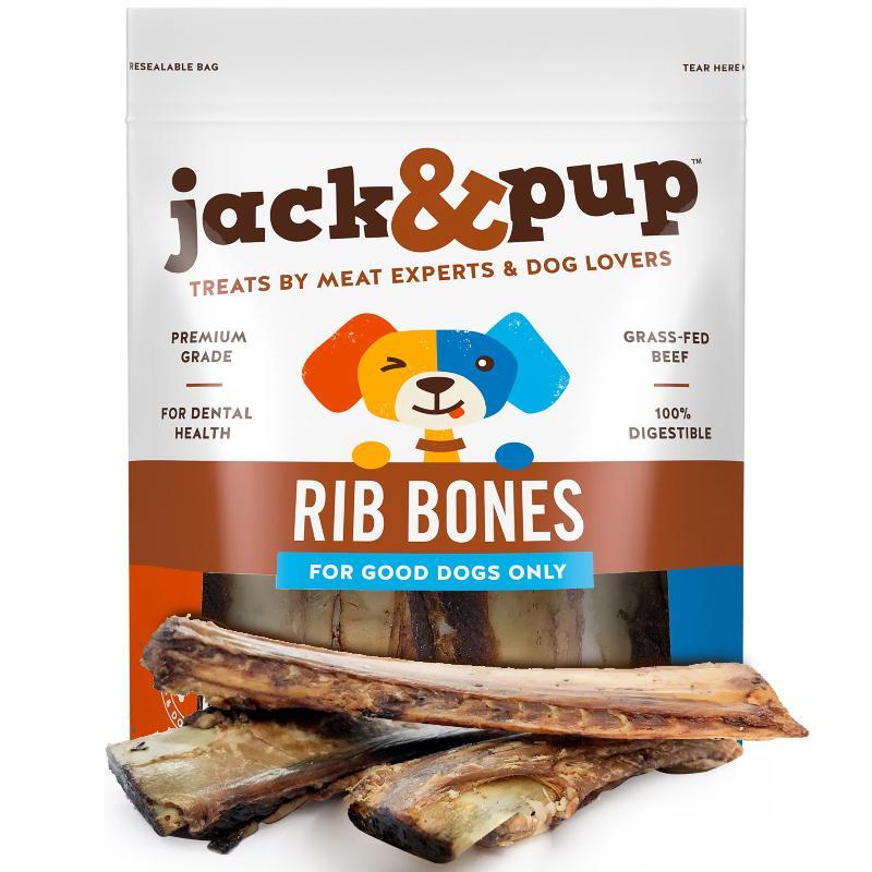 Jack & Pup Rib Bones 5pk Dog Treats