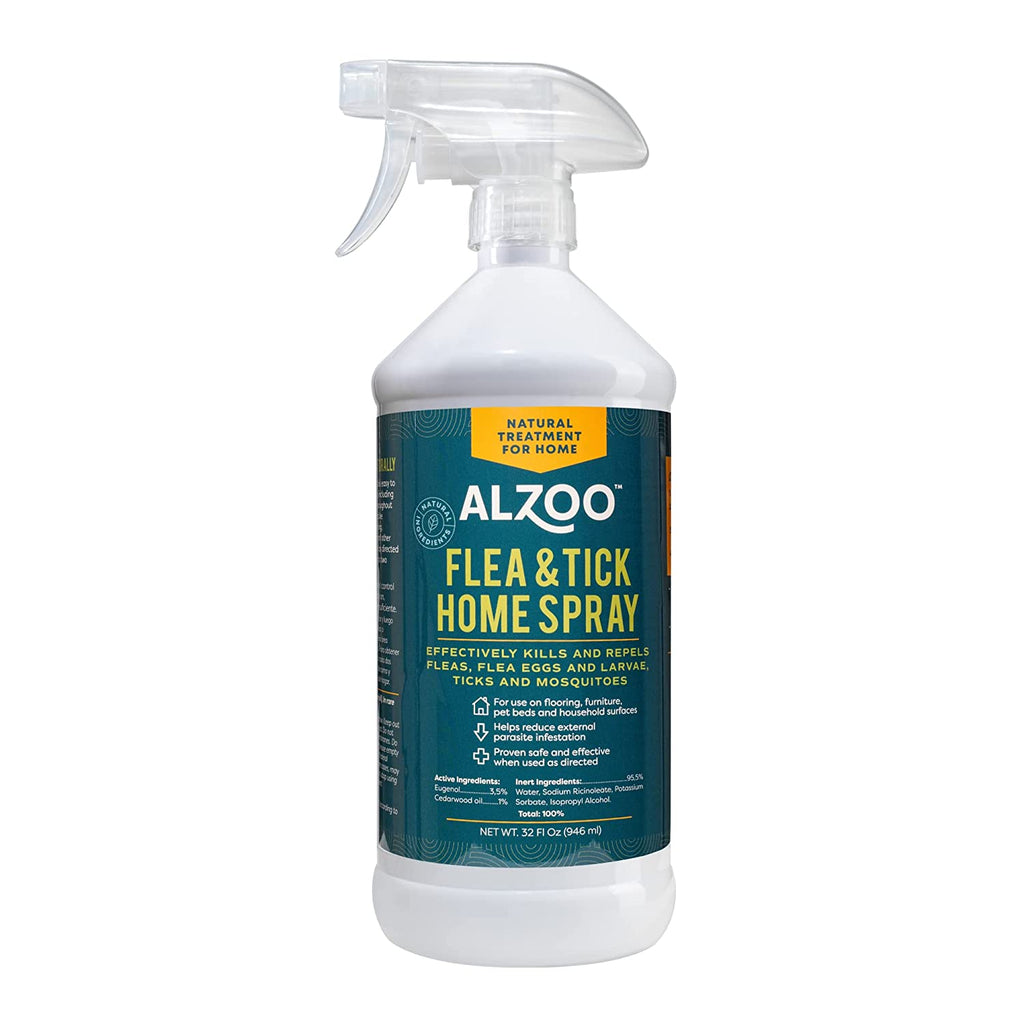ALZOO Natural Flea & Tick Home Spray 32oz