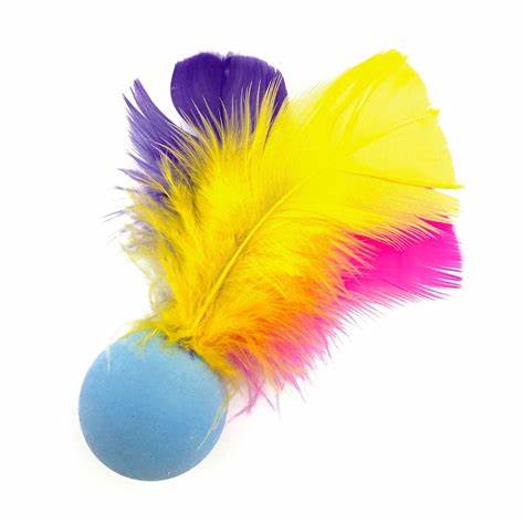 Go Cat Feather Pong Cat Toy