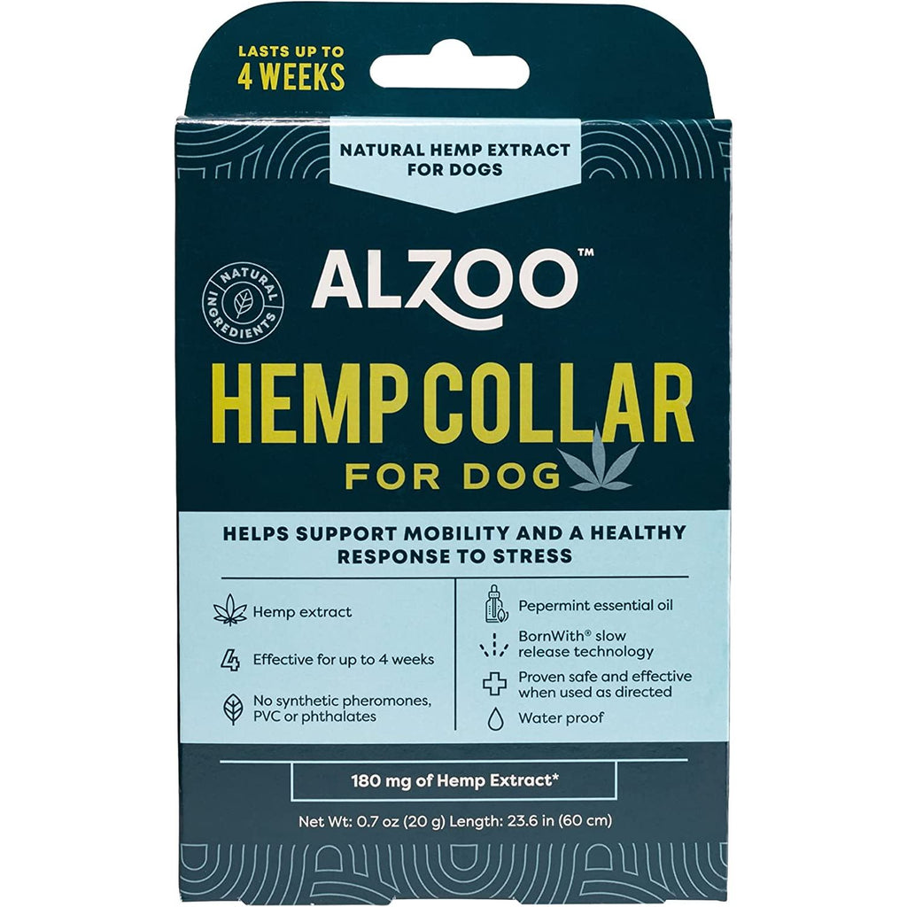 ALZOO Hemp Dog Collar | Sustainably and Safely Helps to Support Your Pet's Mobility