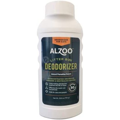 ALZOO Litter Box Deodorizer for Cats - Island Paradise 26oz.
