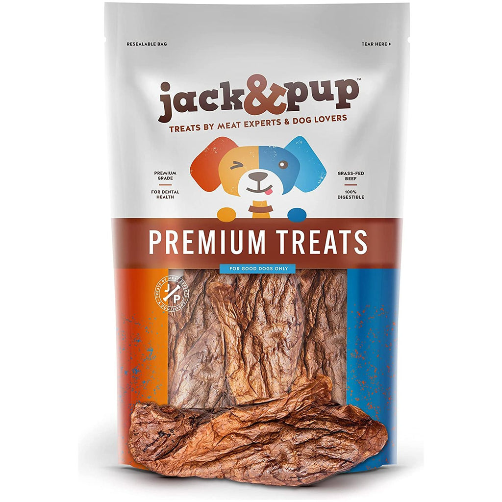 Jack & Pup Beef Lung Steak Treats for Dogs 16 oz. Bag